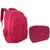 Kit  Mochila Infantil e Estojo Box Feminino Impermeável Nylon Resistente Kit Escolar Grande Pink II/Pink