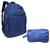 Kit  Mochila Infantil e Estojo Box Feminino Impermeável Nylon Resistente Kit Escolar Grande Azul-marinho alça lateral