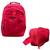 Kit  Mochila Infantil e Estojo Box Feminino Impermeável Nylon Resistente Kit Escolar Grande Vermelho Sport/Vermelho alça lateral