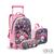 Kit Mochila Infantil Rodinhas Escolar Hello Kitty's Friends Rosa