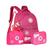 Kit Mochila Rebecca Bonbon Com Lancheira Estojo Escolar Rosa