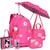 Kit Mochila Rodinha Estojo Lancheira Rebecca Bonbon Colegial Escolar Copo Guarda Chuva Bolsa Rb Rosa c/ Guarda-Chuva, Bolsa e Copo