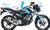 Kit Moto Adesivo Completo Titan 160 2022 - 2023 Azul Claro