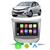 Kit Multimidia Android Auto Carplay HB20 2012 2013 2014 A 2019 7" Voz Google Siri Tv Bluetooth Gps Prata