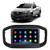 Kit Multimídia Android Fiat Strada 2022 2023 2024 9 Polegadas Tv Online GPS Bluetooth Wi-Fi Rádio USB Preto