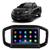 Kit Multimídia Android Fiat Strada 2022 2023 2024 9 Polegadas Tv Online GPS Bluetooth Wi-Fi Rádio USB Preto com Black Piano