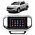 Kit Multimídia Android Fiat Toro 2016 2017 2018 2019 2020 2021 2022 7 Polegadas GPS Tv Black Piano com Prata