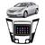 Kit Multimídia Android Hyundai Sonata 2011 2012 2013 2014 7" GPS Integrado Tv Online Bt Luxo Preto com Prata