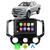 Kit Multimidia Chevrolet S10 Trailblazer 2017 2018 2019 2020 2021 7" CarPlay Tv Online Bluetooth Ar Analógico Black Piano