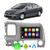 Kit Multimidia Civic 2007 2008 2009 2010 2011 7" CarPlay Android Auto Voz Google Siri Tv Bluetooth Cinza Claro