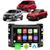 Kit Multimidia Fiat Mobi Uno Toro 7" Android Auto CarPlay Voz Google Siri Tv Online Bluetooth Gps Black Piano