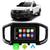 Kit Multimidia Fiat Strada 20222023 7" CarPlay Android Auto Google Voz Siri Espelhamento Tv Online Black Piano