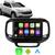 Kit Multimídia Fiat Toro 2016 17 18 19 20 21 22 2023 9" Android Auto CarPlay GPS TV Online Spotify Waze Black Piano