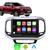 Kit Multimídia Fiat Toro 2016 17 18 19 20 21 22 2023 9" Android Auto CarPlay GPS TV Online Spotify Waze Black Piano com Prata