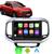 Kit Multimídia Fiat Toro 2016 17 18 19 20 21 22 2023 9" Android Auto CarPlay GPS TV Online Spotify Waze Preto com Prata