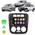 Kit Multimidia Gol Parati Saveiro G4 7" CarPlay Android Auto Voz Google Siri Tv Online Bluetooth Gps Integrado Preto