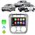 Kit Multimidia Gol Parati Saveiro G4 7" CarPlay Android Auto Voz Google Siri Tv Online Bluetooth Gps Integrado Prata