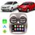 Kit Multimidia Grand Siena 2012 13 14 15 16 17 18 19 20 2021 7" Android Auto CarPlay Voz Google Siri Tv Online Gps Champagne