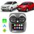 Kit Multimidia Grand Siena 2012 13 14 15 16 17 18 19 20 2021 7" Android Auto CarPlay Voz Google Siri Tv Online Gps Cinza