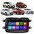 Kit Multimídia Mp5 Sandero logan Duster Kwid Captur 7 Polegadas Espelhamento Android e IOS Black Piano