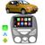 Kit Multimidia Palio Siena Strada 2001 A 2011 2012 2013 7" Android Auto CarPlay Voz Google Siri Tv Online Com Ar Condicionado Prata