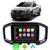 Kit Multimidia Strada 2022 2023 2024 7" CarPlay Android Auto Google Voz Siri Espelhamento GPS Tv Online Black Piano