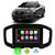 Kit Multimidia Strada 2022 2023 2024 7" CarPlay Android Auto Google Voz Siri Espelhamento GPS Tv Online Preto Friso Black Piano