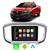 Kit Multimidia Strada 2022 2023 2024 7" CarPlay Android Auto Google Voz Siri Espelhamento GPS Tv Online Prata Friso Black Piano