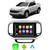 Kit Multimidia Toro 2016 2017 2018 2019 2020 2021 2023 7" Android Auto CarPlay Voz Google e Siri Tv Online  Black Piano com Prata