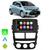 Kit Multimidia Yaris 2018 19 20 21 22 23 2024 7" Android Auto CarPlay Gps Tv Voz Google Siri Bluetooth  Ar Analogico Preto