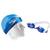 Kit Natação Infantil Speedo Swim Jr Slc - Óculos + Touca Azul