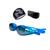 Kit Óculos + Touca e Estojo para Natação Adulto Profissional Azul piscina