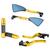 Kit Off Racer Manete Manopla Espelho Tomok Moto Mt03 Mt-03 Dourado