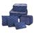Kit Organizador de Malas com 6 Peças Estampado Viagem Jacki Design ARH19808 Azul