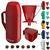 Kit Para Café Garrafa Térmica Roma 1 Litro Com Suporte para Filtro de Café 102/103 Açucareiro 350 ML VERMELHO