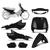 Kit Peças Plásticas Carenagem Moto Biz 100 Pro Tork Completo 1998 a 2005 PRETO 2000 À 2005