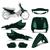 Kit Peças Plásticas Carenagem Moto Biz 100 Pro Tork Completo 1998 a 2005 VERDE PANTANAL 2003 - 2004