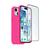 Kit Película 3D + Capinhas Coloridas iPhone 15 Todos Modelos Rosa Pink
