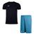 Kit Penalty X Camiseta + Calção Masculino Preto, Azul