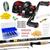 Kit Pesca Piapara Carretilha 19 Rol Vara Staff Linha Estojo Vara 168mts, 17lbs