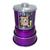 Kit Pet Comedouro + Pote de Ração Modelo Dog Pitbull Aluminio ROXO METÁLICO