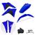 Kit Plástico Amx Completo Rabeta Premium Honda Crf 230 2019 Azul / Branco