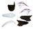 Kit Plástico Amx Roupa Crf 230f Completo Branco - Preto - Branco