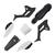 Kit Plástico Biker 4ction Carenagem Honda Crf 250f Preto / Branco