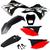 Kit Plástico Biker Elite Crf 230 Adesivos Carenagem Farol X cell Preto / Vermelho - Carenagem Farol Preto