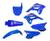 Kit Plastico Crf 230 Com Number F21 E Adesivo Amx Azul