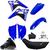 Kit Plástico Elite Premium Adaptação + BANCO + TANQUE CRF230 DT XR200 BROS NXR XTZ XL XLX AGRALE FALCO SAHARA LANDER Azul