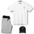 Kit Plus Size Camiseta Bermuda e Boné Conjunto Verão Ad.Oficial Cam, Branco, Berm, Cinza, Fe