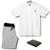 Kit Plus Size Camiseta Bermuda e Carteira Conjunto Verão Ad.Oficial Cam, Branco, Berm, Cinza, Fe
