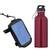 Kit Porta Celular Bicicleta+ Garrafa Water To Go 750ml C/ NF Rosa